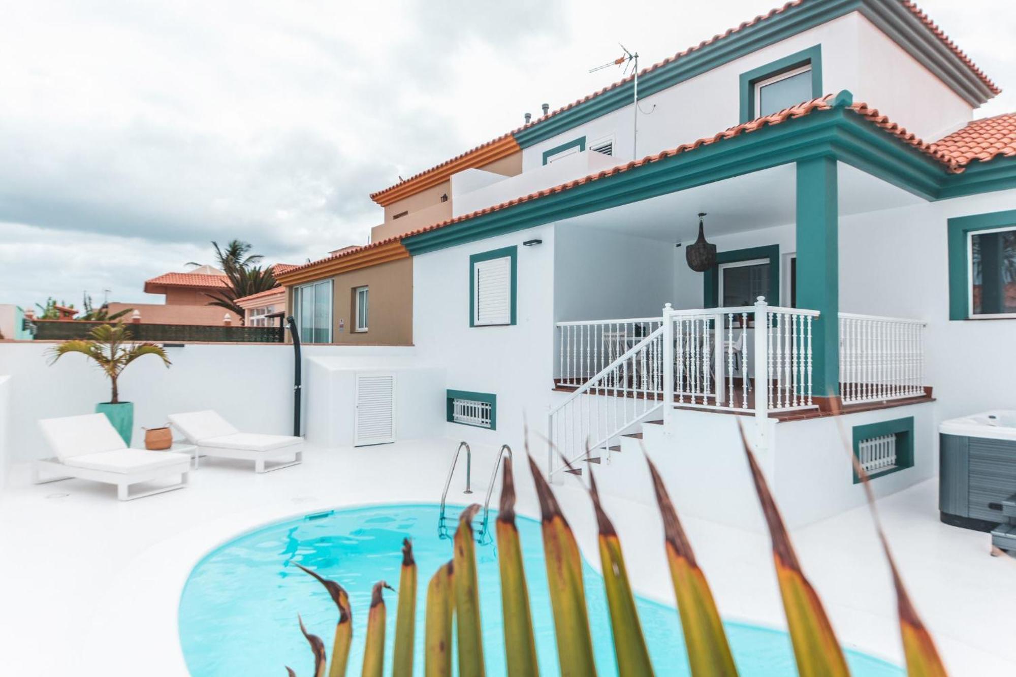 Villa Veaco Beach With Jacuzzi And Private Pool Corralejo Eksteriør bilde